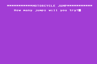 Motorcycle Jump atari screenshot