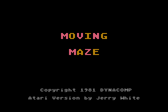 Moving Maze atari screenshot