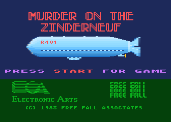 Murder on the Zinderneuf atari screenshot