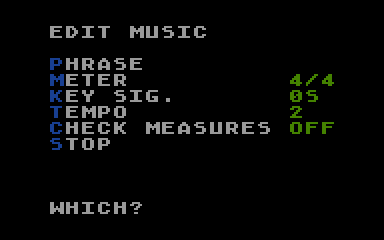 Music Composer atari screenshot