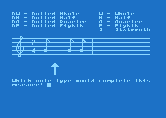 Music II - Rhythm and Pitch atari screenshot