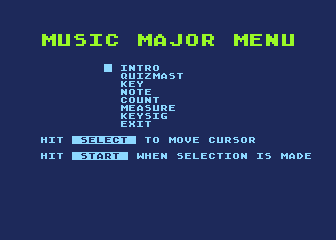 Music Major atari screenshot