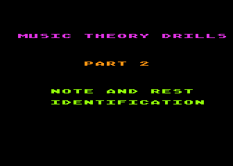 Music Theory Drills - Part 2 atari screenshot