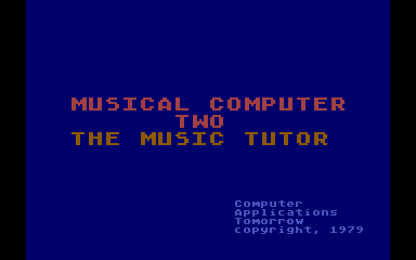 Musical Computer atari screenshot