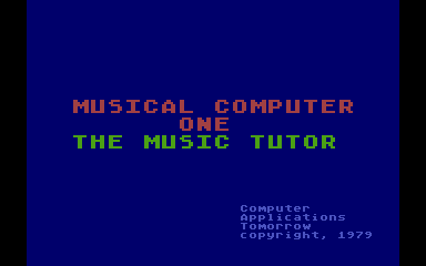 Musical Computer atari screenshot