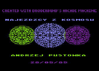 Najezdzcy z Kosmosu atari screenshot