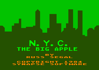 New York City - The Big Apple atari screenshot