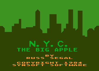 New York City - The Big Apple atari screenshot