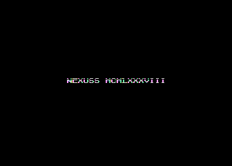 Nexuss MCMLXXXVIII - Part I atari screenshot