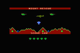 Night Rescue atari screenshot