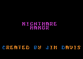 Nightmare Manor atari screenshot