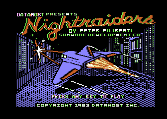 Nightraiders atari screenshot