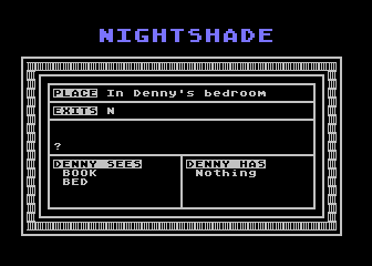 Nightshade atari screenshot