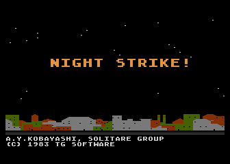 Nightstrike atari screenshot