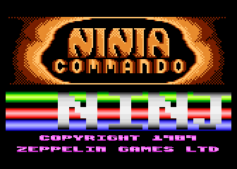 Ninja Commando atari screenshot