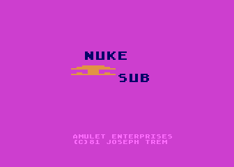 Nuke Sub / Galaxy Defender atari screenshot