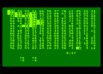 Number Maze atari screenshot