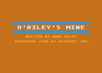 O'Riley's Mine atari screenshot