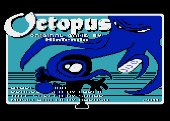 Octopus atari screenshot
