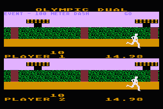 Olympic Dash atari screenshot