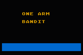 One Arm Bandit atari screenshot