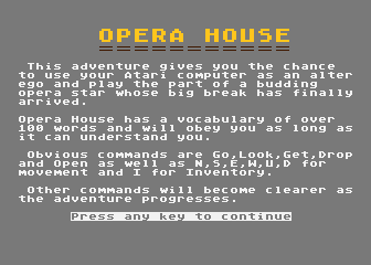 Opera House / Qa! atari screenshot