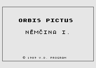 Orbis Pictus - Nemcina atari screenshot