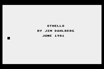 Othello atari screenshot