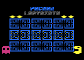 PacMan Labyrinth atari screenshot