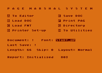 Page Marshal atari screenshot