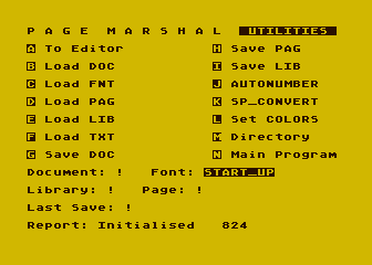 Page Marshal atari screenshot
