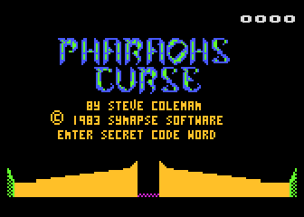 Pharaoh's Curse (The) atari screenshot