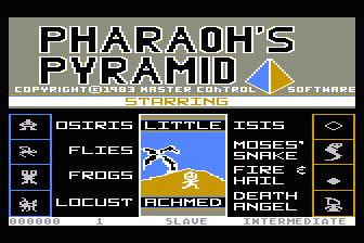 Pharaoh's Pyramid atari screenshot