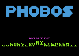 Phobos atari screenshot