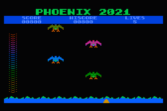 Phoenix 2021 atari screenshot