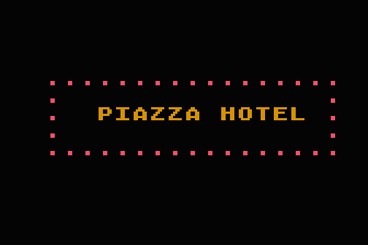 Piazza Hotel atari screenshot
