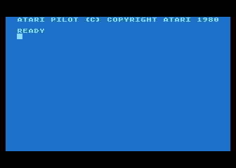PILOT atari screenshot