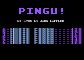 Pingu atari screenshot