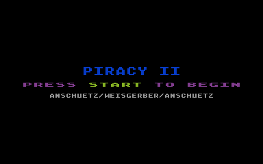 Piracy II atari screenshot