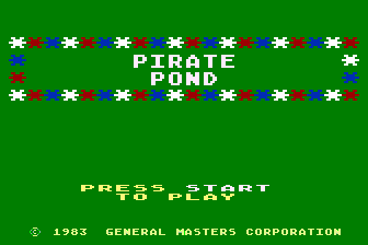 Pirate Pond atari screenshot