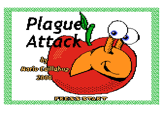 Plague Attack atari screenshot