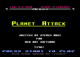 Planet Attack atari screenshot