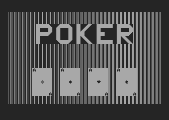 Poker d'As atari screenshot