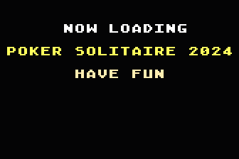 Poker Solitaire 2024 atari screenshot
