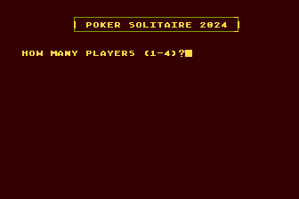 Poker Solitaire 2024 atari screenshot