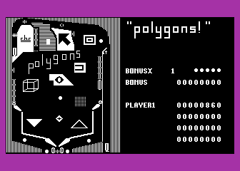 Polygons! atari screenshot