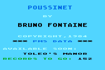 Poussinet atari screenshot