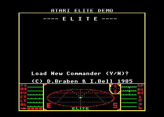 [PREV] Elite atari screenshot
