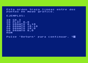 Programa Tutor BASIC atari screenshot