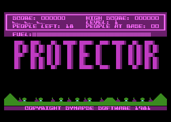 Protector atari screenshot